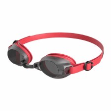 Speedo Jet Swimming Goggles Adults Red Smoke Lens